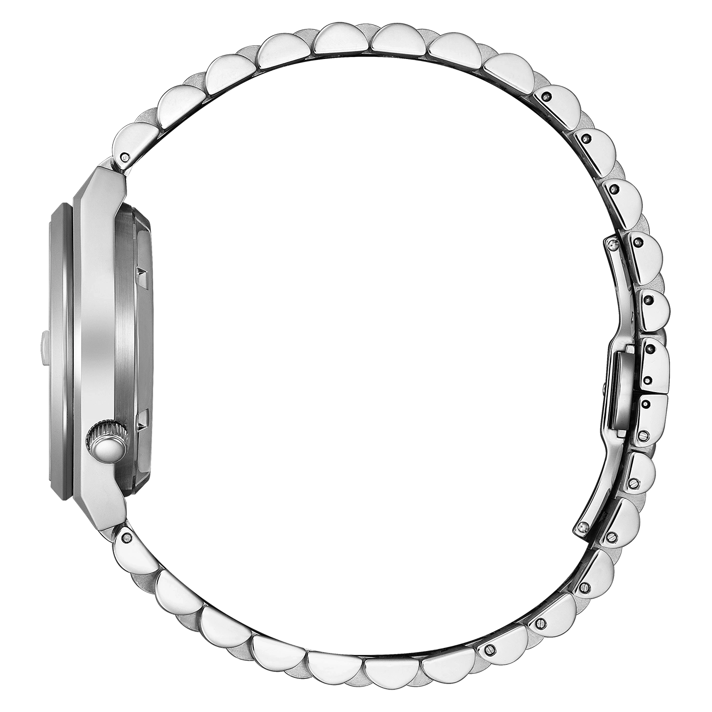 NK0030-51E Homme Acier inoxydable Noir ø 37mm