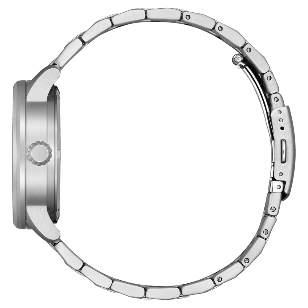 NJ0190-51E Homme Acier inoxydable noir ⌀ 40mm