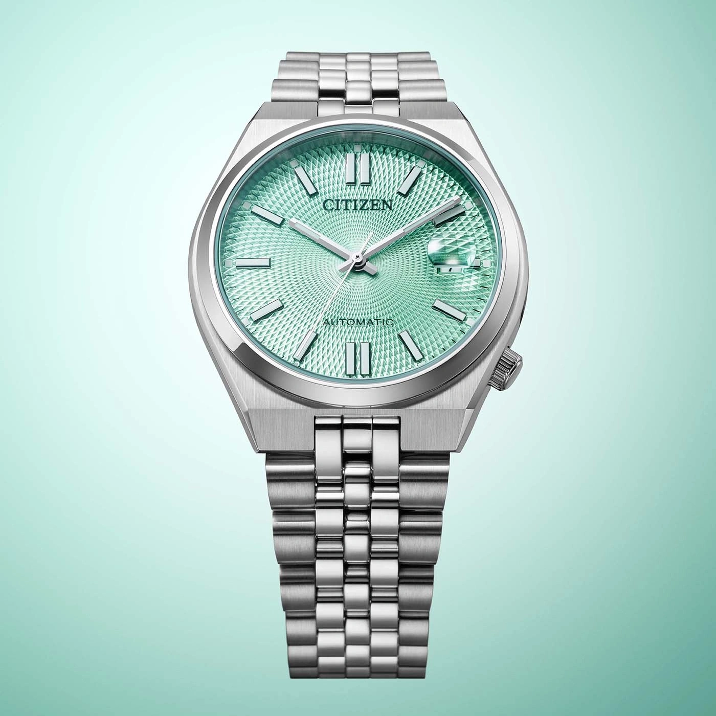 NK0030-51X Homme Acier inoxydable Vert ø 37mm