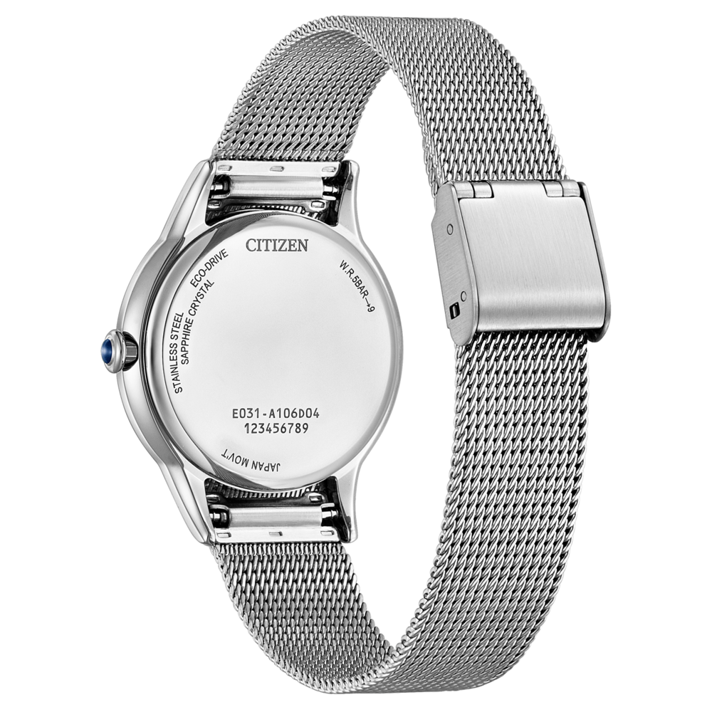 EM1150-86D Femme Acier inoxydable nacre blanche ⌀ 32mm