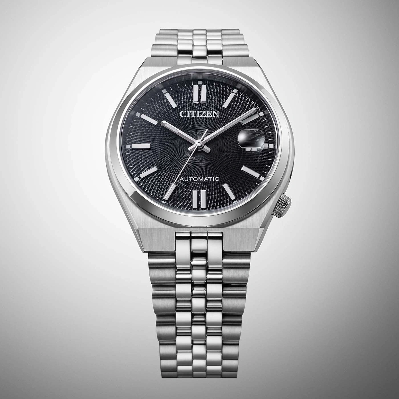 NK0030-51E Homme Acier inoxydable Noir ø 37mm