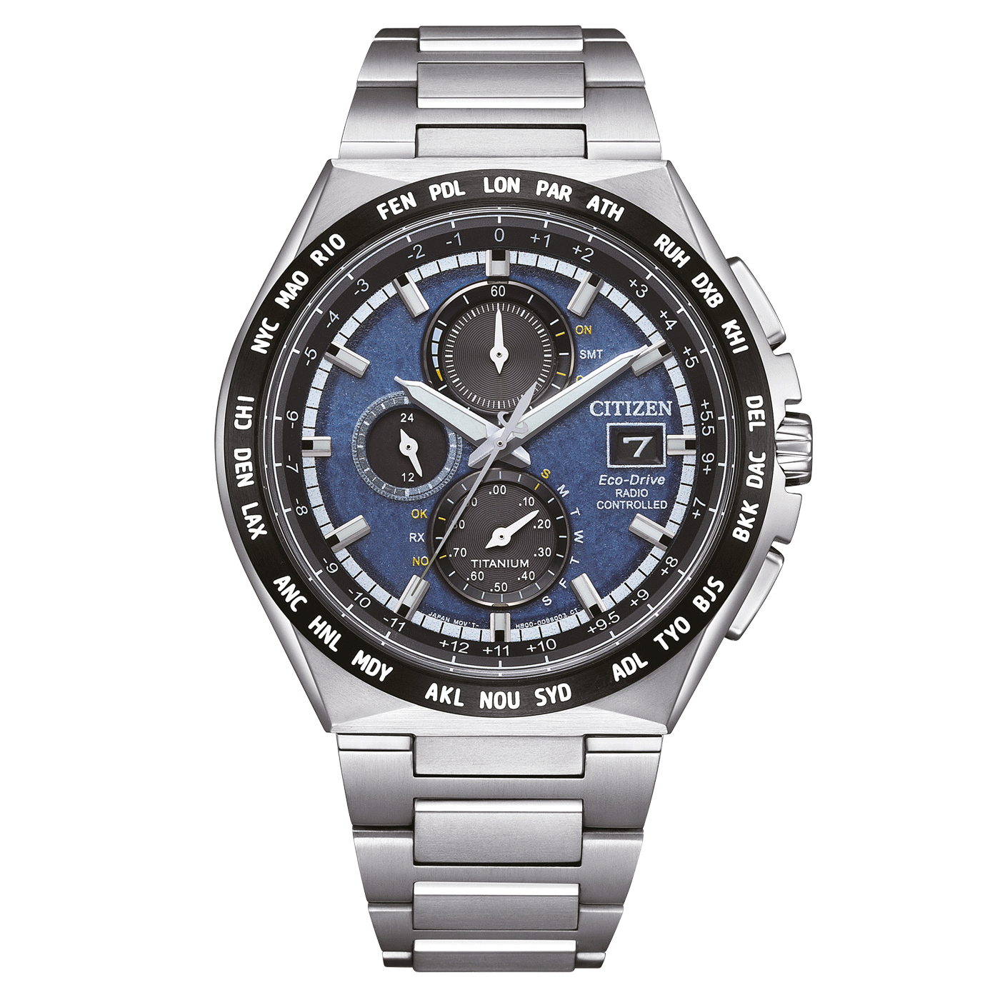 AT8238-84L Homme Super Titanium ™ bleu ⌀ 43.5mm