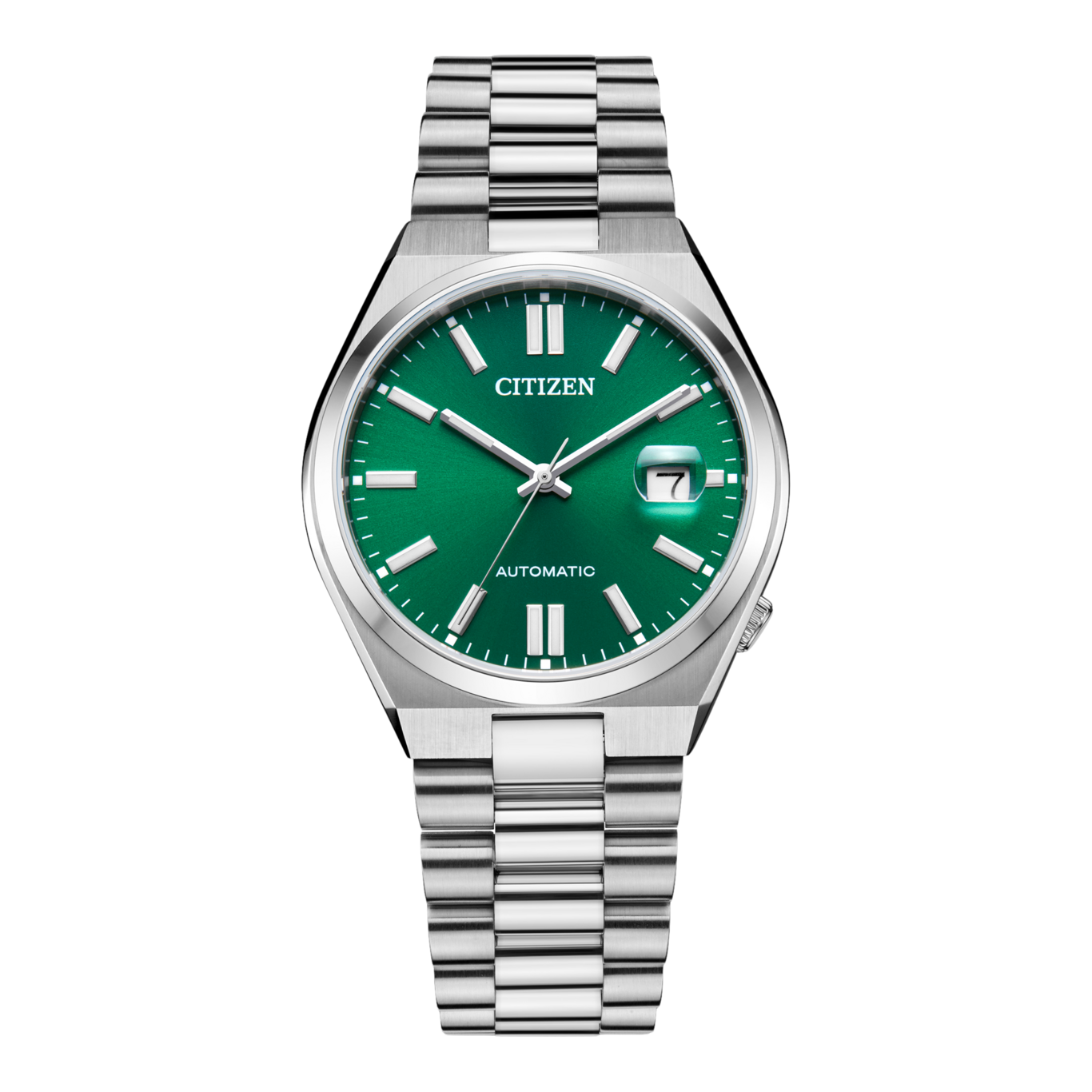 NJ0150-81X Homme Acier inoxydable Vert ø 40mm