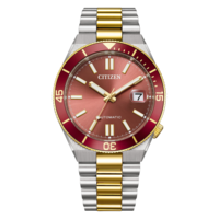 NJ0234-58X Homme Acier inoxydable Rouge ⌀ 40mm