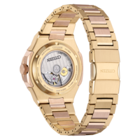 Montre Citizen, or, saphir, édition limitée, résistant au magnétisme, fabriquée au Japon