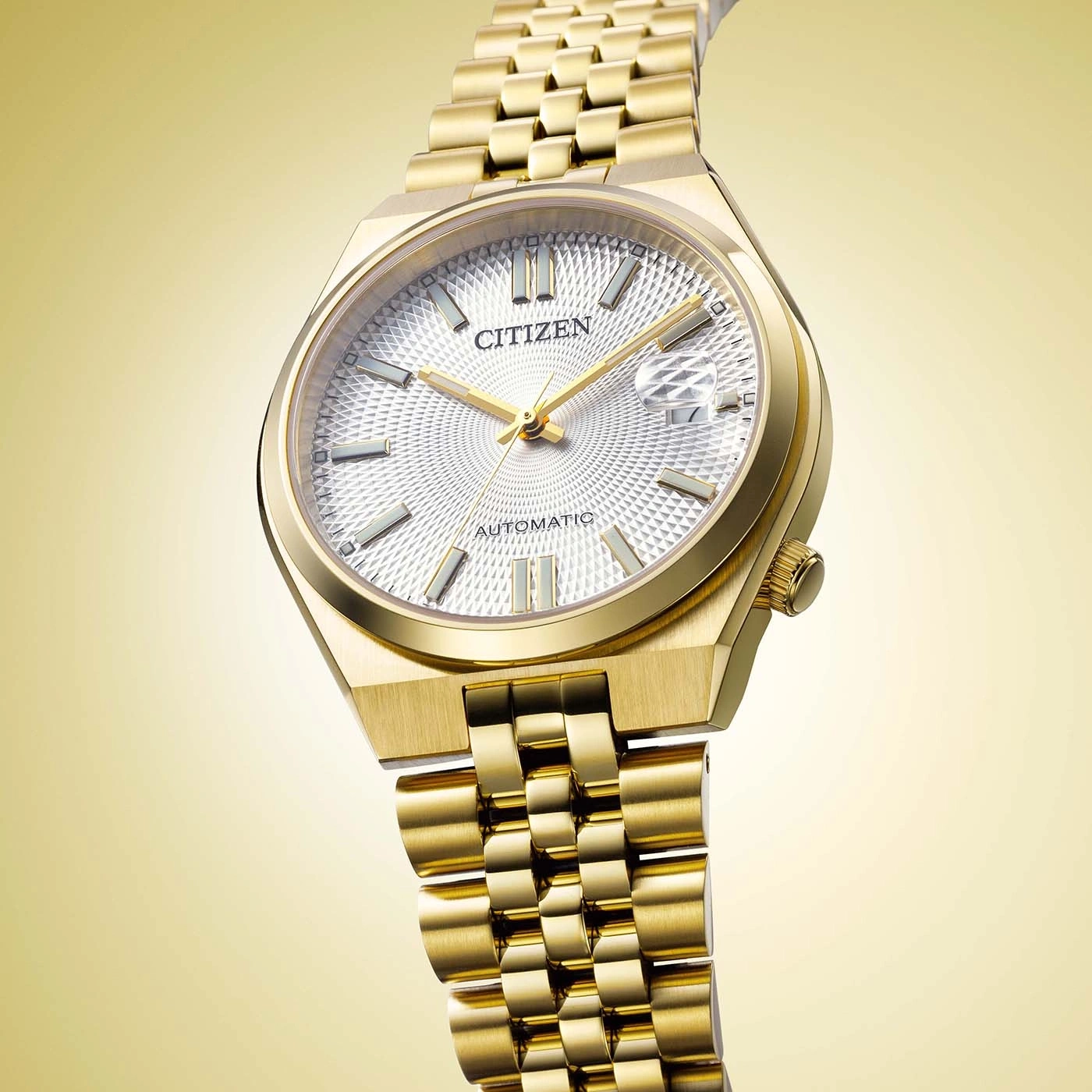 NK0032-56A Homme Acier inoxydable Argent ø 37mm