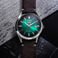 NH8390-03XC Mannelijk Leer groen ⌀ 40.2mm