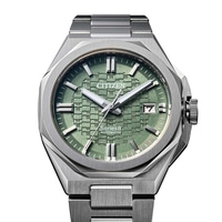 Montre homme Citizen Series 8 automatique, cadran vert tissé