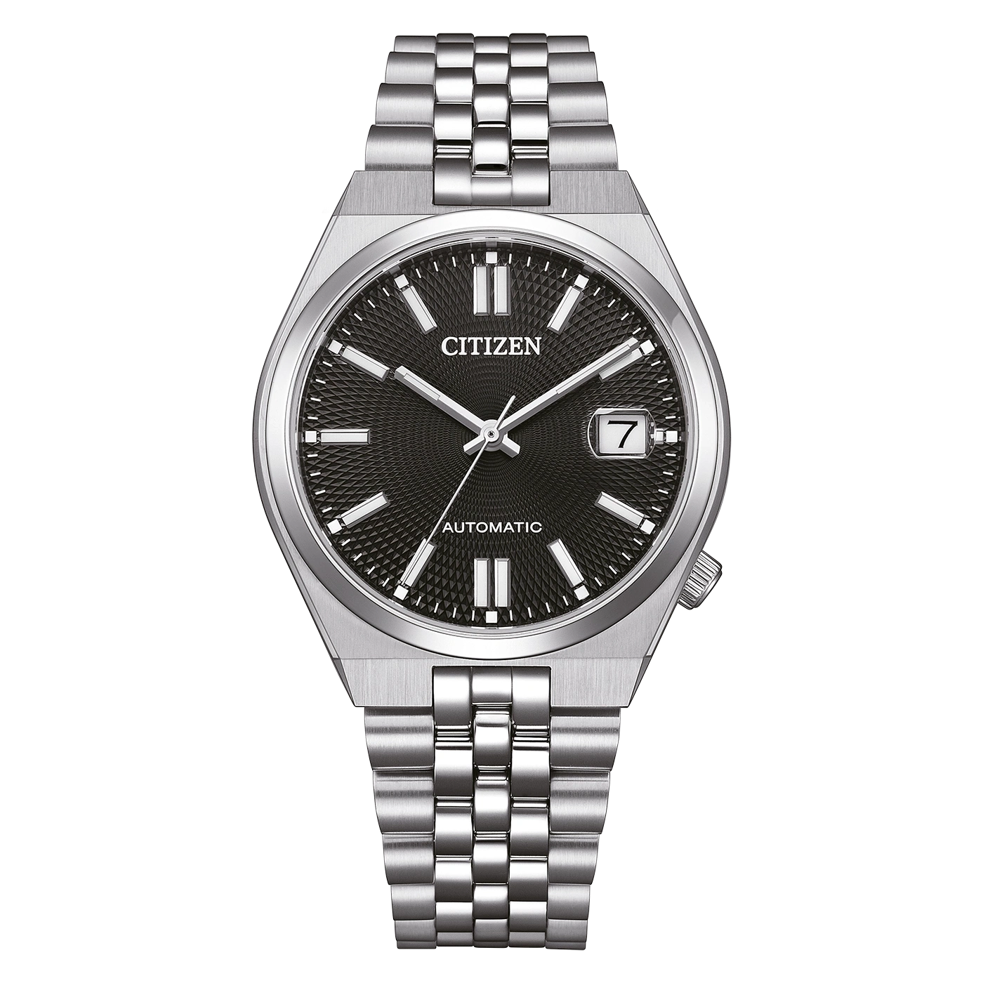 NK0030-51E Homme Acier inoxydable Noir ø 37mm