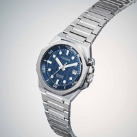 Montre automatique Citizen Series 8 avec cadran bleu et bracelet en acier