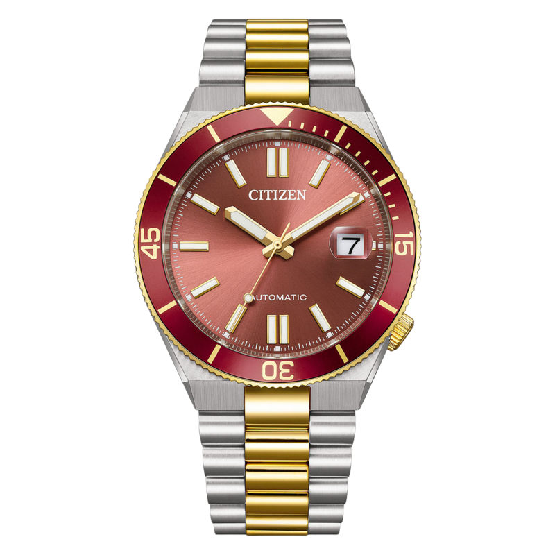 NJ0234-58X Homme Acier inoxydable Rouge ⌀ 40mm