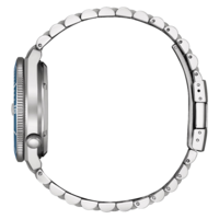 NJ0231-56L Homme Acier inoxydable Bleu ⌀ 40mm