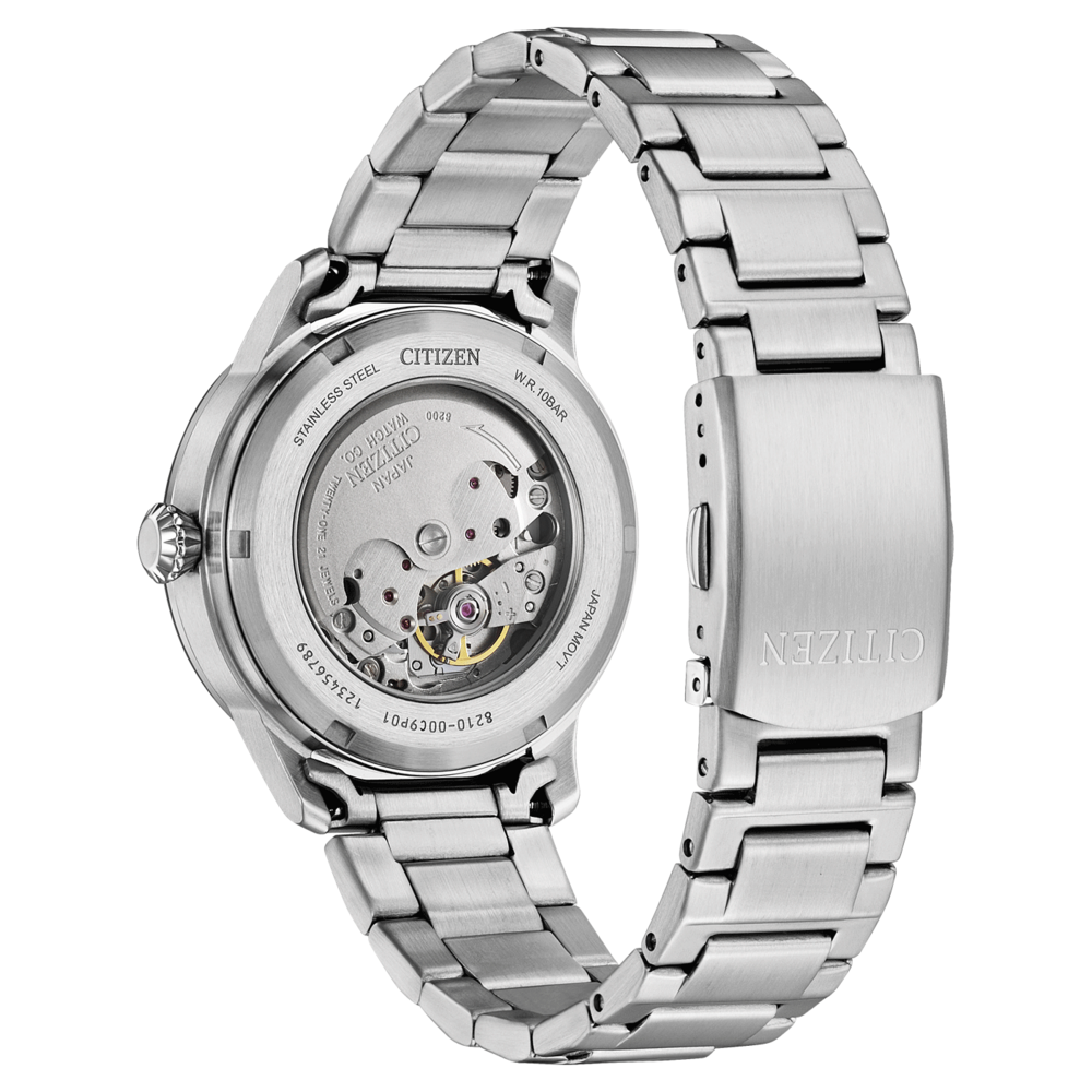 NJ0190-51A Homme Acier inoxydable blanc ⌀ 40mm