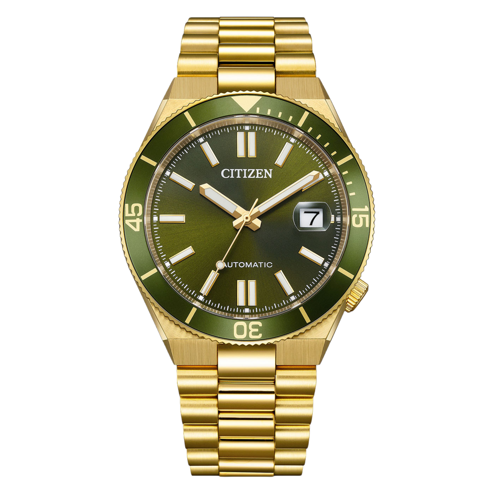 NJ0232-53X Homme Acier inoxydable kaki ⌀ 40mm