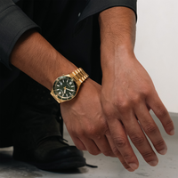 NJ0232-53X Homme Acier inoxydable kaki ⌀ 40mm