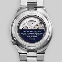 NJ0157-81L Homme Acier inoxydable Bleu ⌀ 40mm