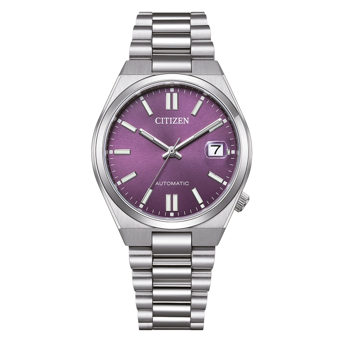 NJ0200-50W Homme Acier inoxydable pourpre