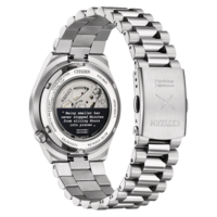 NJ0157-81L Homme Acier inoxydable Bleu ⌀ 40mm