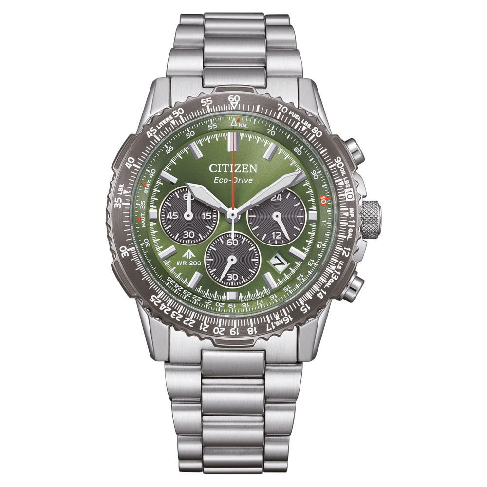 CA4664-60W Homme Acier inoxydable vert ⌀ 40mm