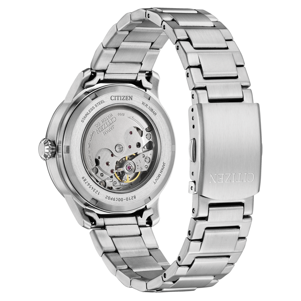 NJ0190-51X Herren Edelstahl grün ⌀ 40mm