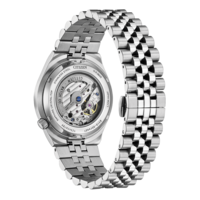 Dos de montre Citizen, acier inoxydable, cristal saphir, mouvement japonais, ouvert
