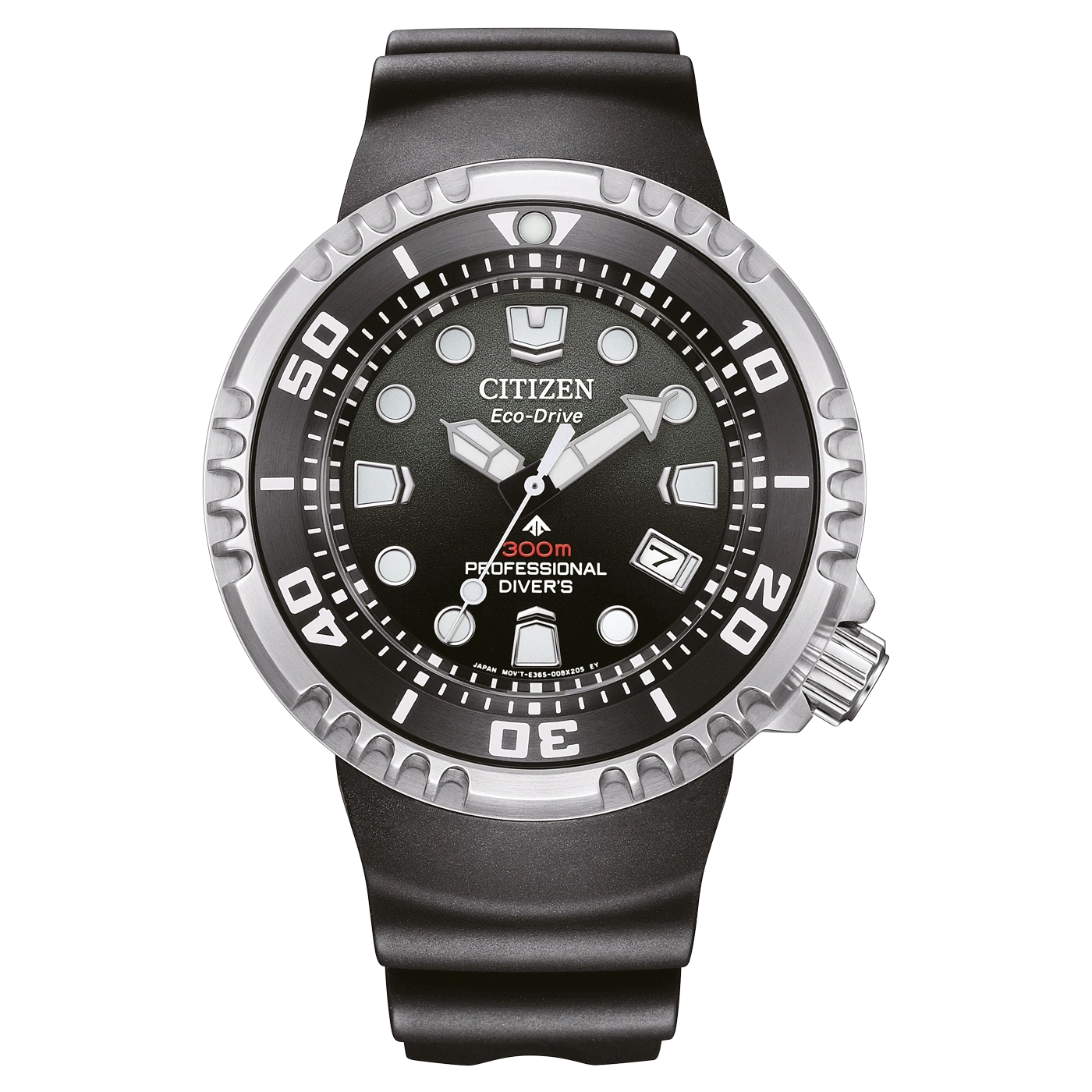 Montre Citizen Eco-Drive de plongée professionnelle noire