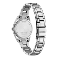 Dos de montre Citizen, Eco-Drive, saphir, titane, mouvement japonais, résistant à l'eau