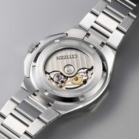 Fond de montre Citizen avec mouvement apparent en acier inoxydable