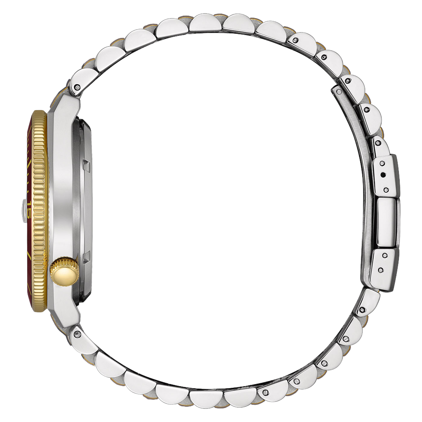 NJ0234-58X Homme Acier inoxydable Rouge ⌀ 40mm